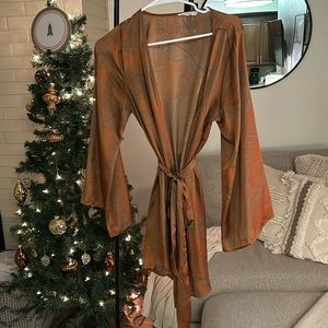 12th tribe women’s bell sleeve wrap dress